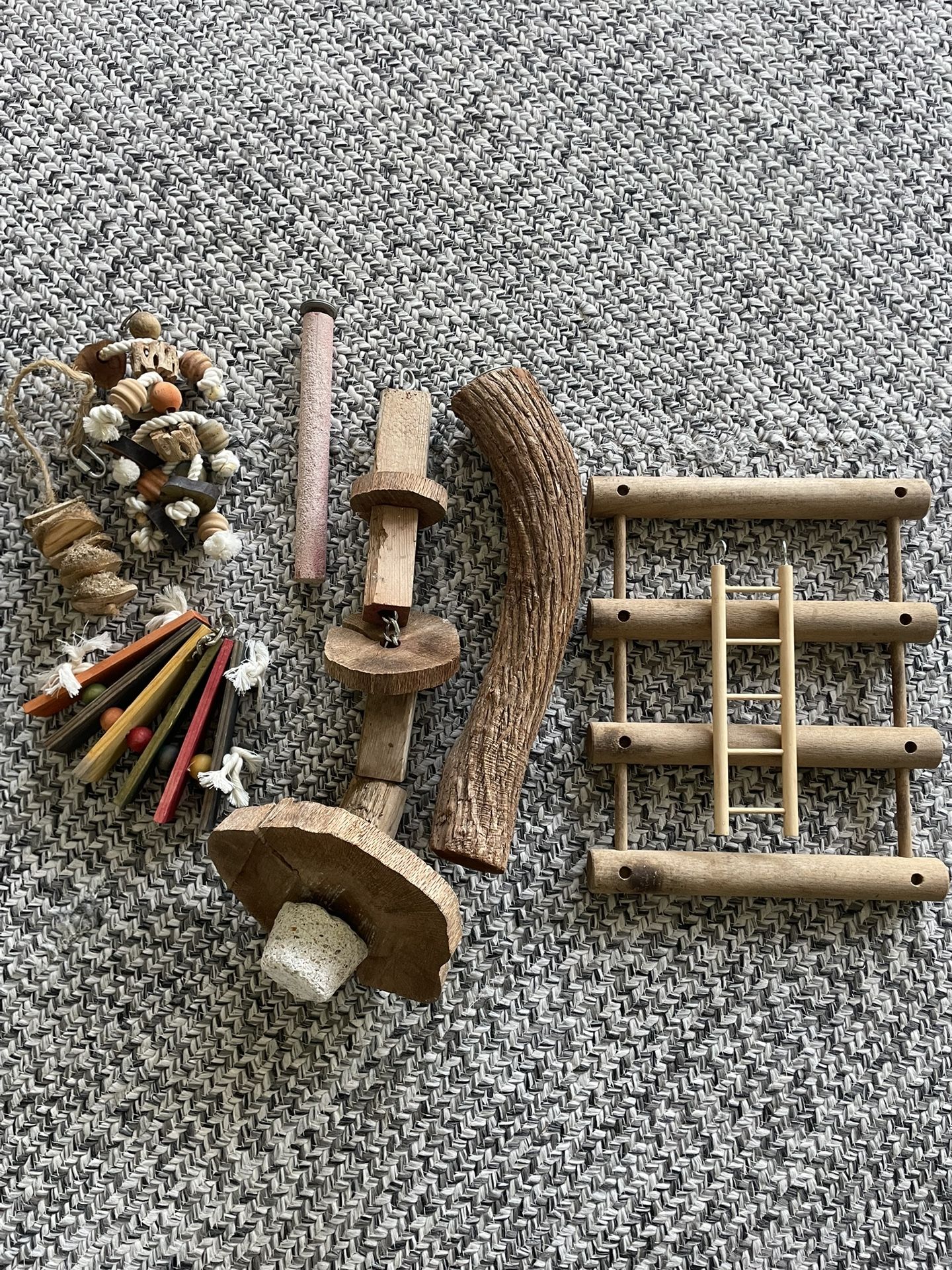 Bird Perches and Toys