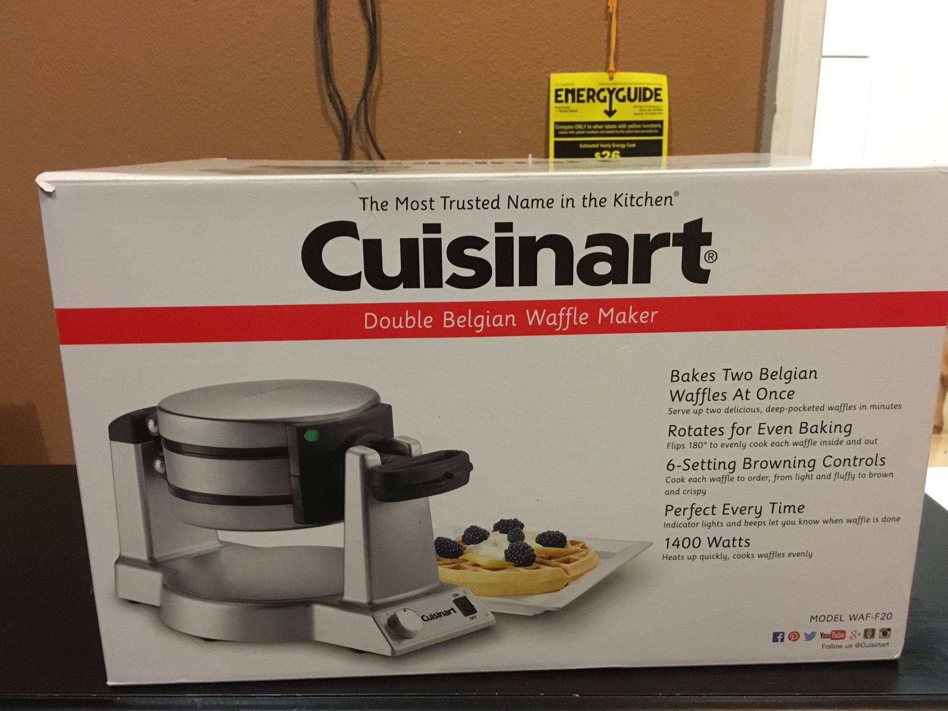 Cuisinart WAF-F20 Double Belgian Waffle Maker