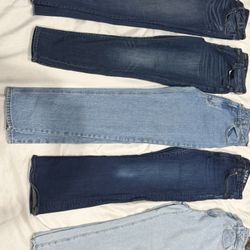 5 Women’s Jeans Size 28 / 29 Regular Length Various Brands