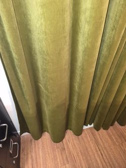 Grommet thermal insulated velvet drapes