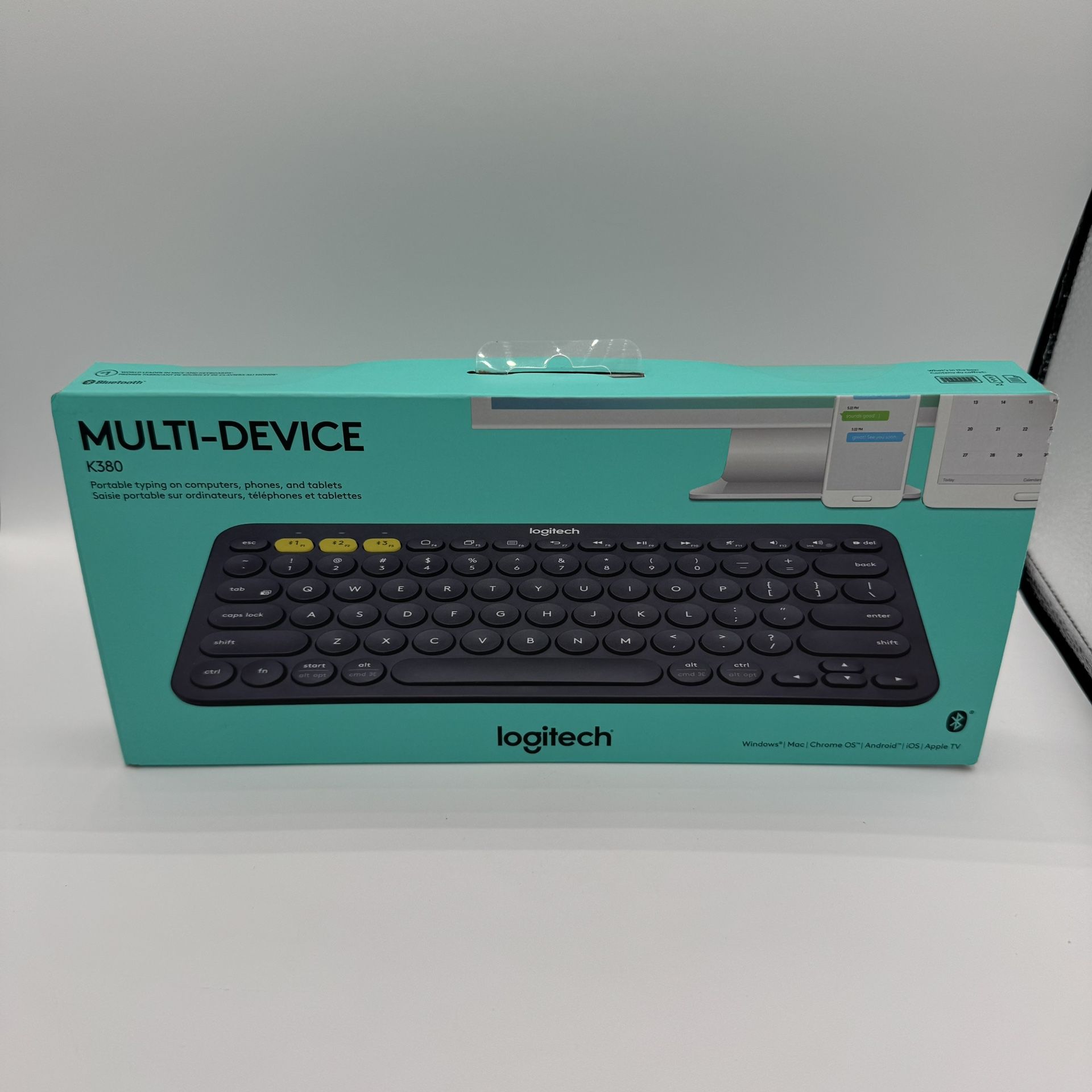 NEW - Logitech K380 Multi-Device Bluetooth Keyboard – Windows, Mac, Chrome OS