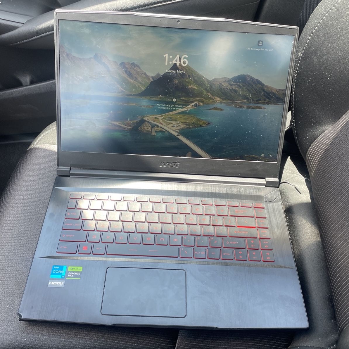 Msi Thin GF63 13.5 144hz Gaming Laptop