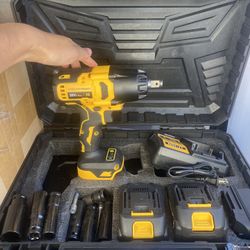 New Brushless Impact Wrench Kit – 2 Batteries, Charger & Case