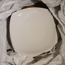 Square plates for very strong, good-quality conditions for your events. There are 50 in total…$2.50 each.