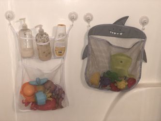 2 Cute Bath Toy Organizers