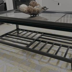 Glass Top Coffee Table