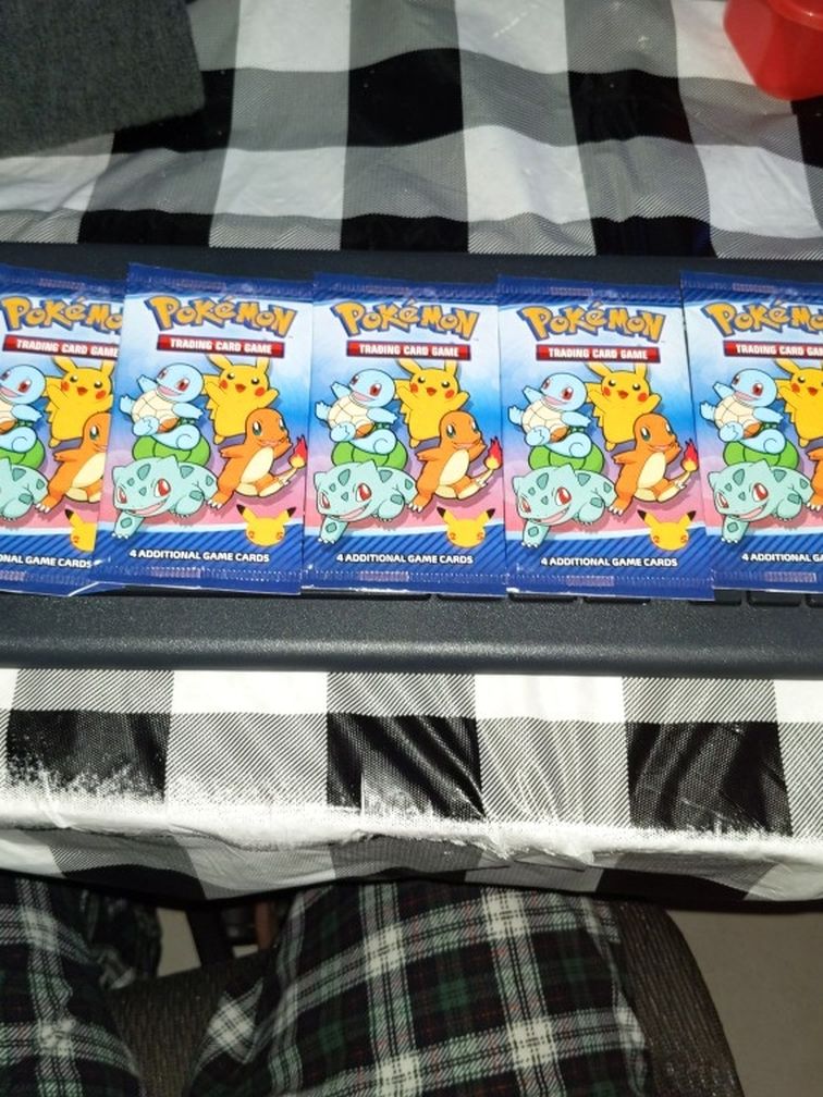 Sealed 25th Anniversary Pokemon Cards From McDonald's