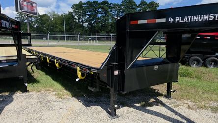 40ft Platinum Star Deckover Hotshot Trailer w/ Mega Ramps (14k GVWR