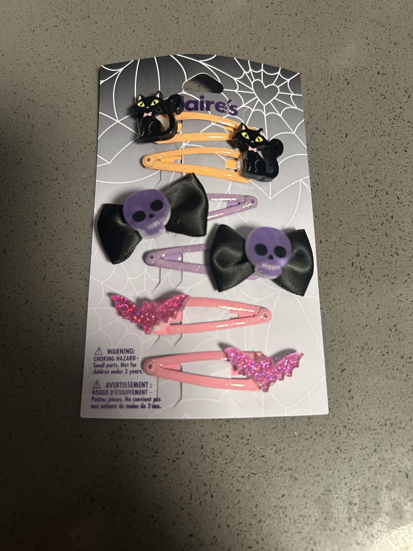 New 6 Claires Girls Hair Clips