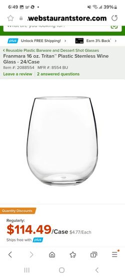 12 Wine Glass Buena Calidad