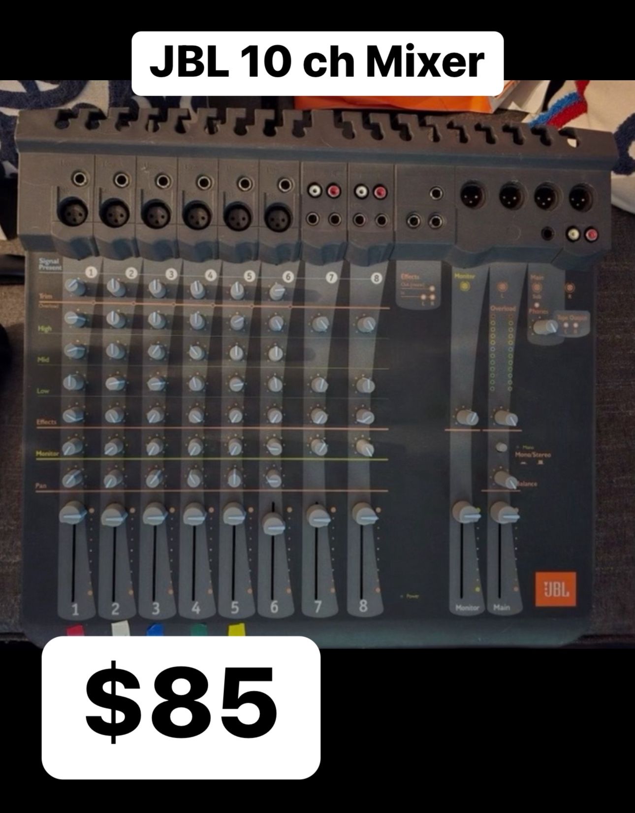JBL 10 Ch Mixer
