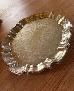 Ornate Silver Tray