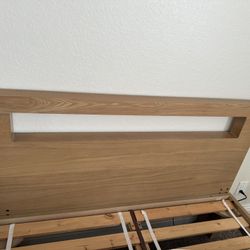 West Elm Double/Full Bed Frame and Headboard 