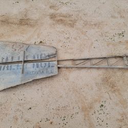 Ranch Antique Farm Homestead Yard Art Big Challenge Windmill Vane Tail