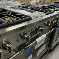 48 inch gas range VIRTUAL APPOINTMENT AVAILABLE