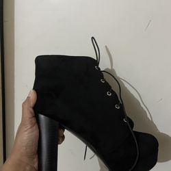 Ankle Boots Suede Leather Women boots