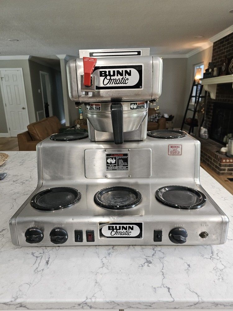 Vintage Bunn-O-Matic R-T Commercial Coffee Maker Stainless