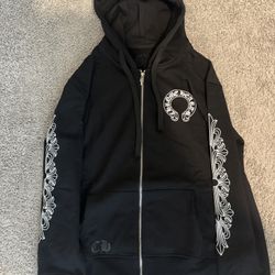 CHROME HEART ZIP UP HOODIE 