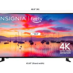 Smart TV 55" Amazon Fire Insignia Crystal LED 4K