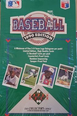 1990 Upper Deck Wax Box