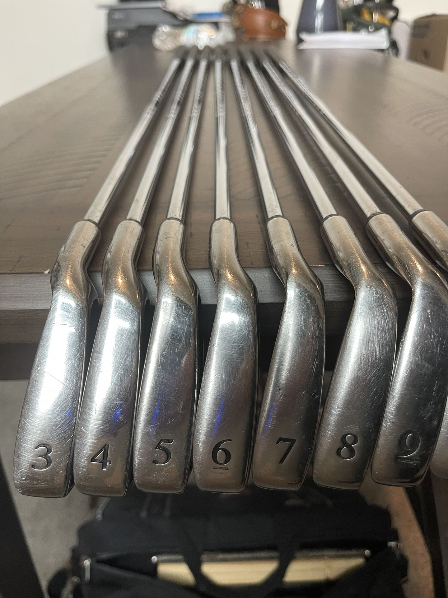 Set Of Golf Clubs. 3-9 And Sand Wedge