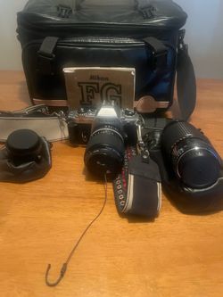 Nikon FG camera set-untested
