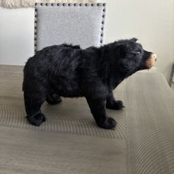 Black Bear handmade synthetic Fur
