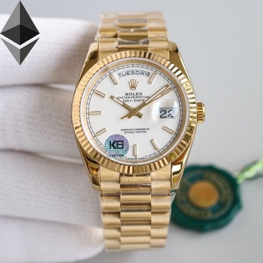 Rolex Oyster Perpetual Day Date Watches 38 Never Used