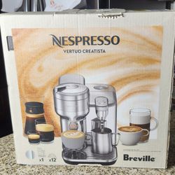 Breville Nespresso Vertuo Creatista – Brand New Sealed – $700 Retail