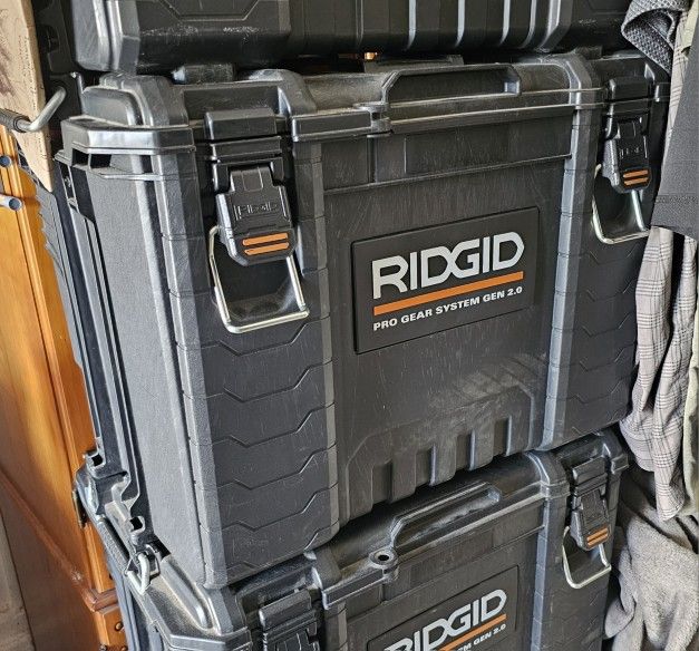 One Large Ridgid Toolbox, Gen 2.0, Good Condition