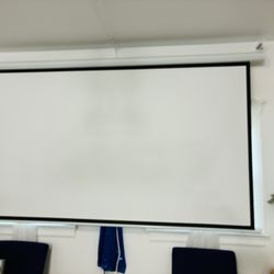 Projector, Screen, Shelf