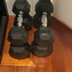 Dumbbells: Sets of 15 and a Set of 25