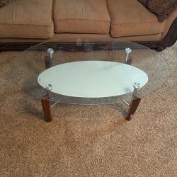 Glass Median/Living Room Table