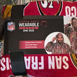 NFL SAN FRANCISCO 49ers Wearable Throw