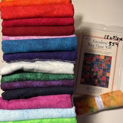 Flannel Fabrics & Quilt Pattern