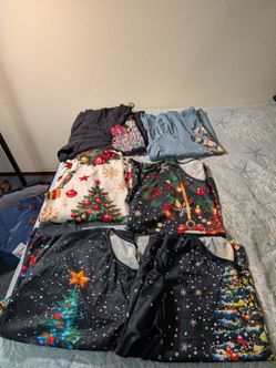 Mixed Lot of Christmas Print Long sleeve shirts