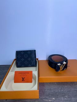 Louis Vuitton Monogram Wallet and Belt Set