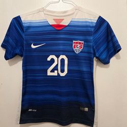 Youth soccer jersey, size 12-14