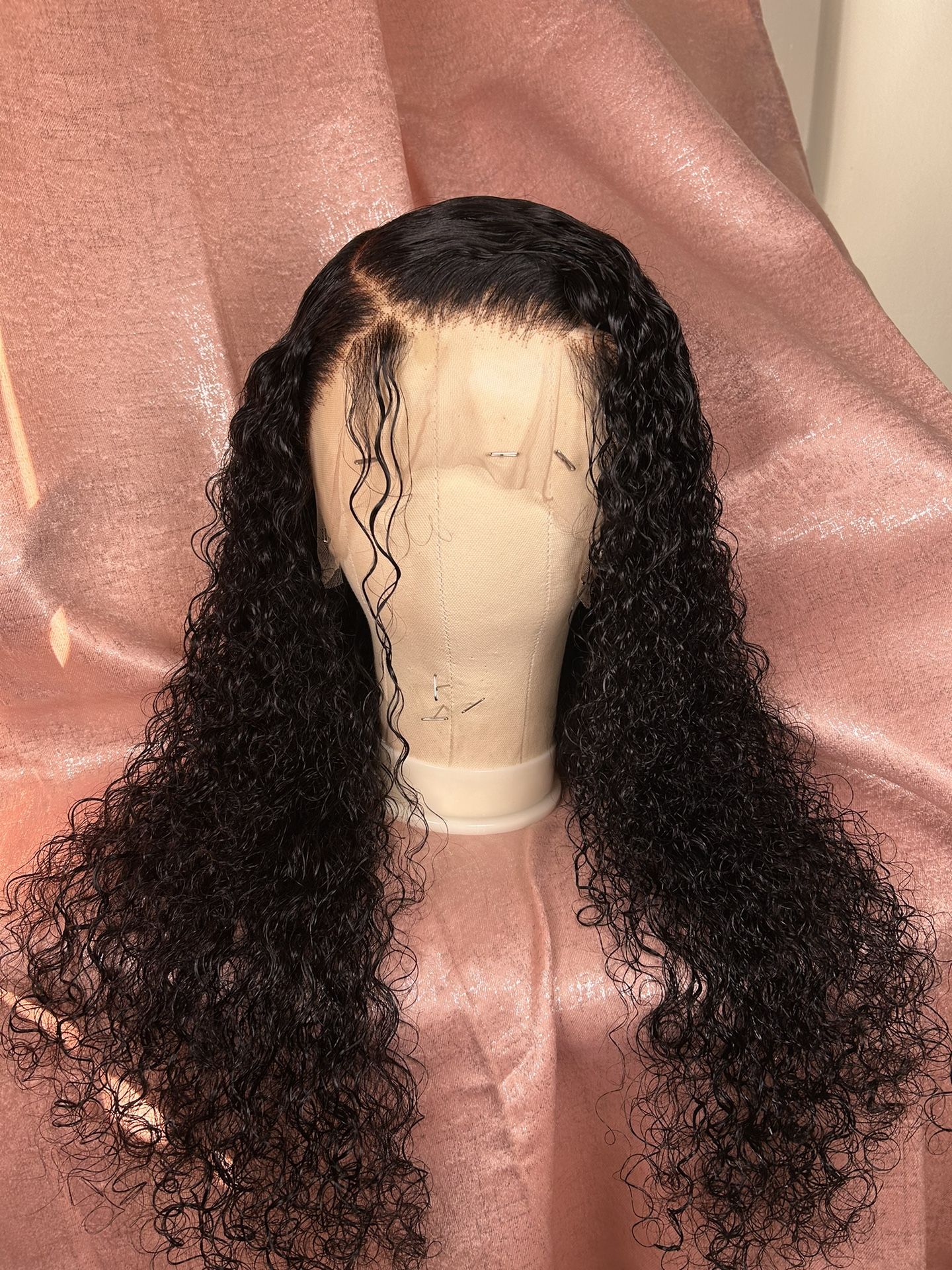 Curly Human Hair Lace Front Wig