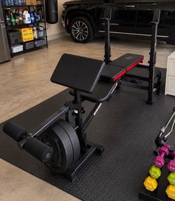 Adjustable Weight Bench with Leg Developer