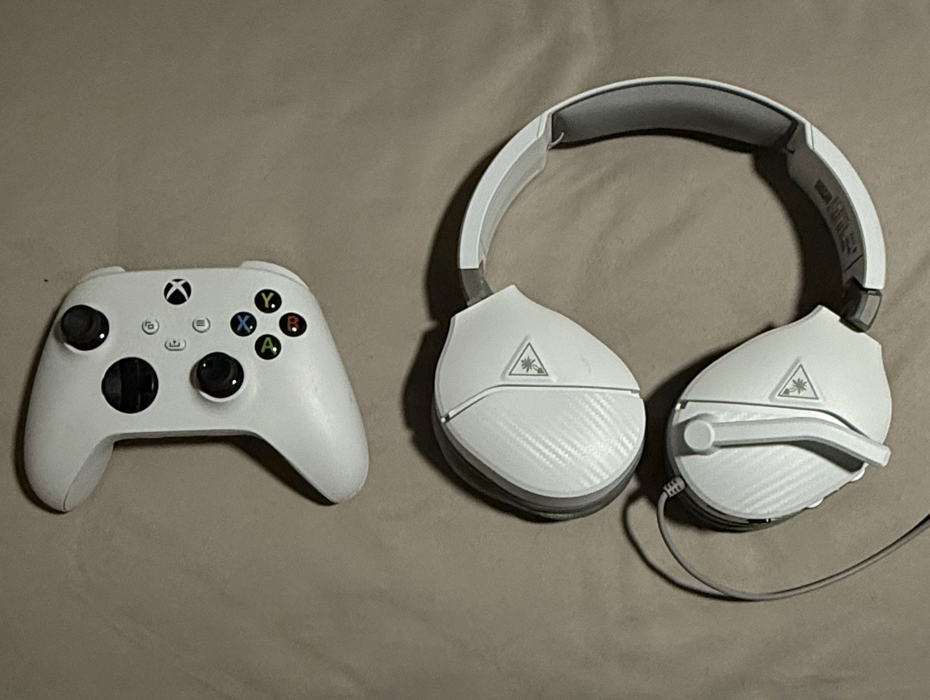 Xbox Series S Controller and Turtle Beach Headset