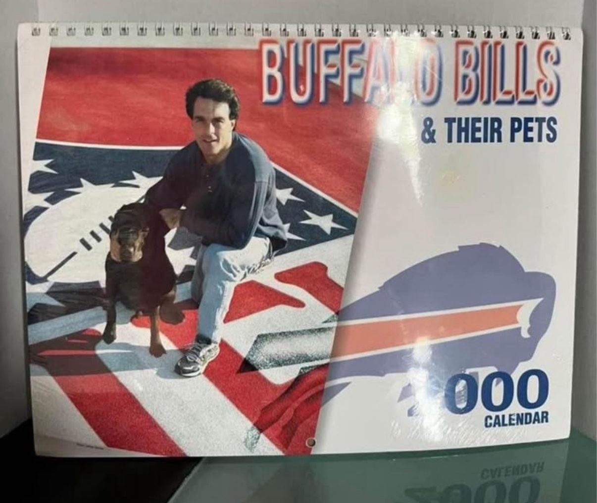 Buffalo Bills & Their Pets 2000 Calendar Doug Flutie On The Cover Sealed 