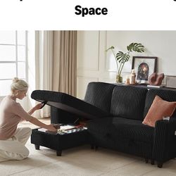 Black sofa bed