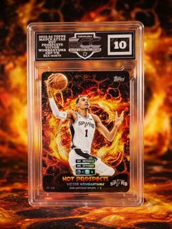 Victor Wembanyama 2025-26 Topps Match Attax Hot Prospects ECC 10