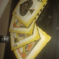 Brand new poker set wall decoration $13