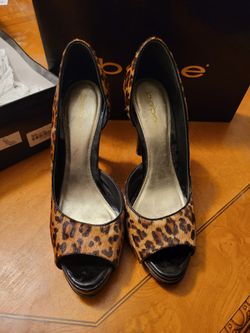 Leopard high heels