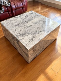Modern Solid Granite Plinth Coffee Table –  Anaheim (Need Gone ASAP)