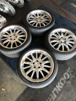Wald Portifino Made In Japan 5x112 Mercedes E350 E63 E550 19 Inch Wheels 