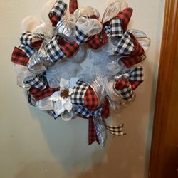 Ribbon Wreath Christmas 