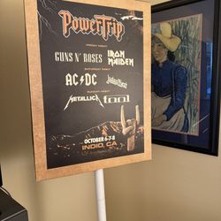 Power trip Official Sign FREE To A Good Home!
